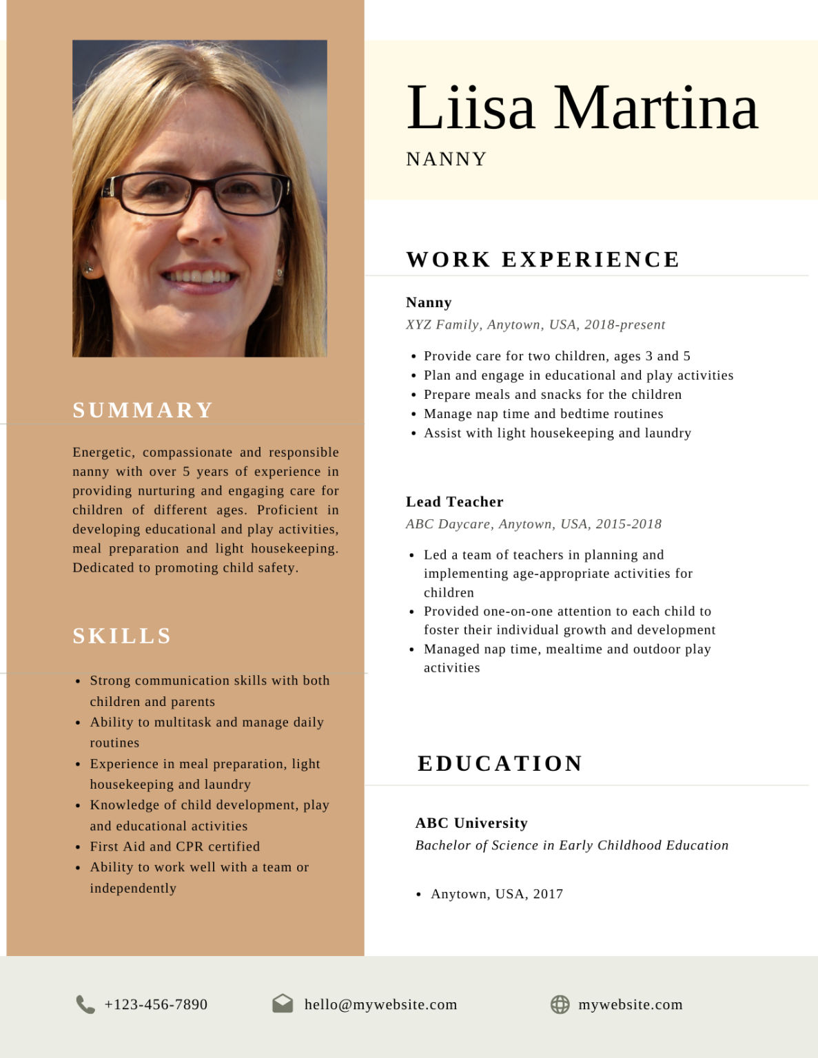 New Resumes 2024 Election Nadia Valaree